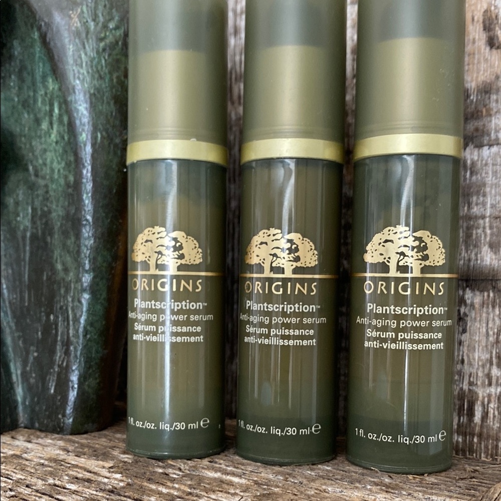 Origins Plantscription Anti-Aging Serum - Green Lot of 3 brand new pump bottle